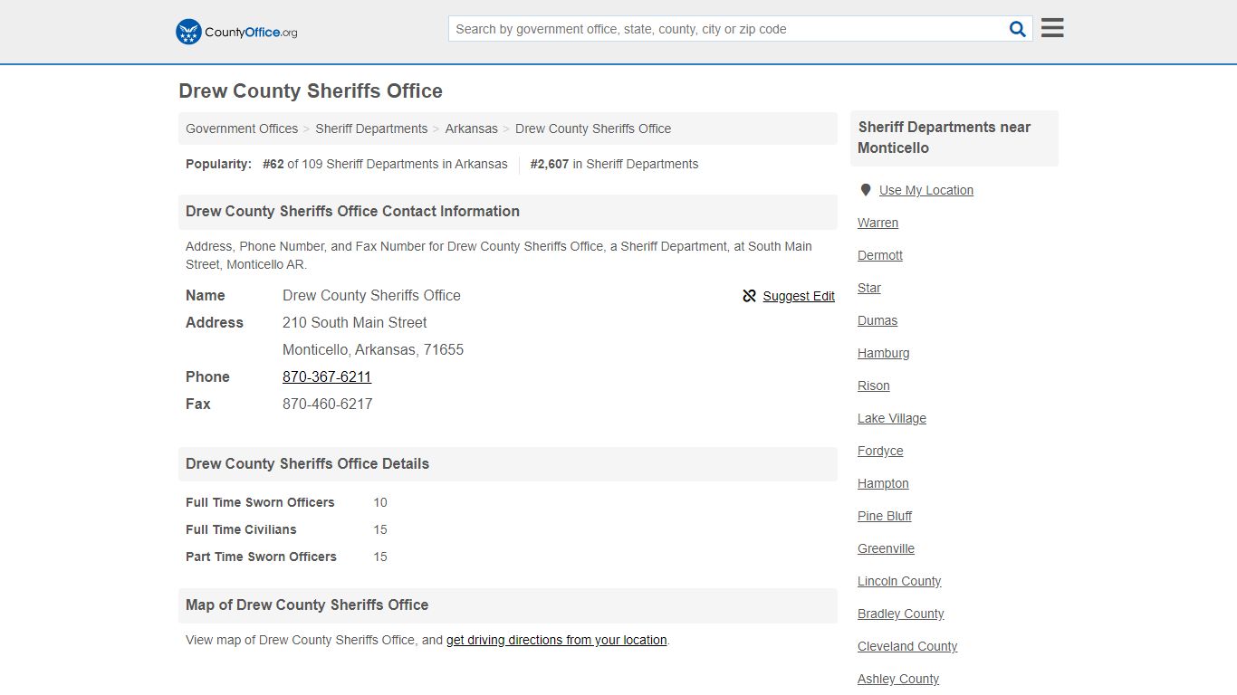 Drew County Sheriffs Office